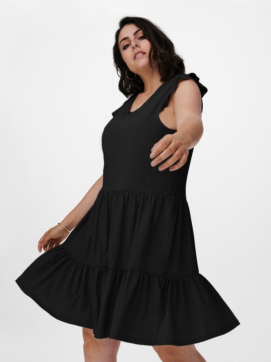 Produktbild Only Curvy Rüschen Kleid (L)