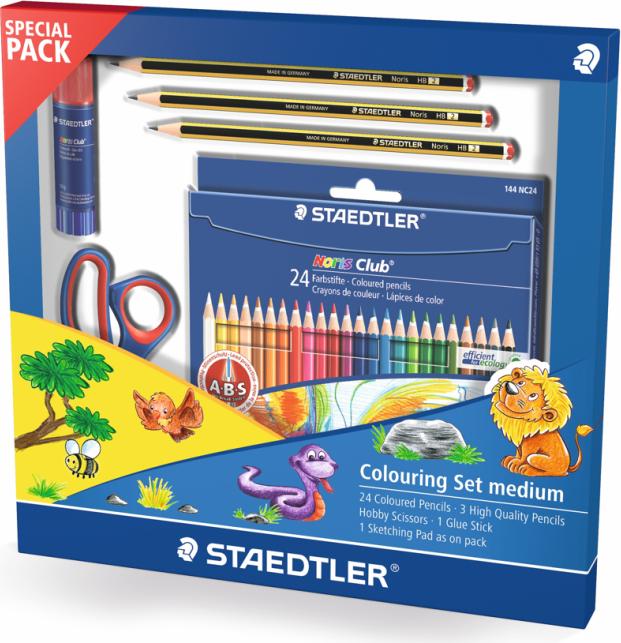 Actual product image Staedtler Noris Club Colors Set medium (6x)