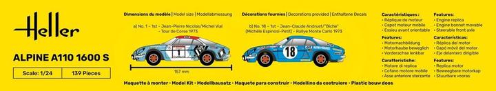 Nährwerte und Zutaten Heller Alpine A110 (1600)