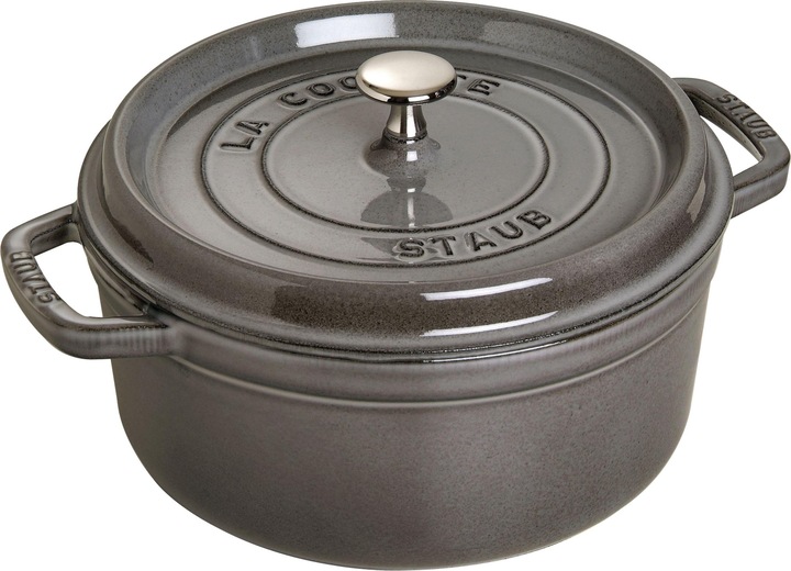 Staub Cocotte (26 cm, Bräter + Schmortopf, Gusseisen)