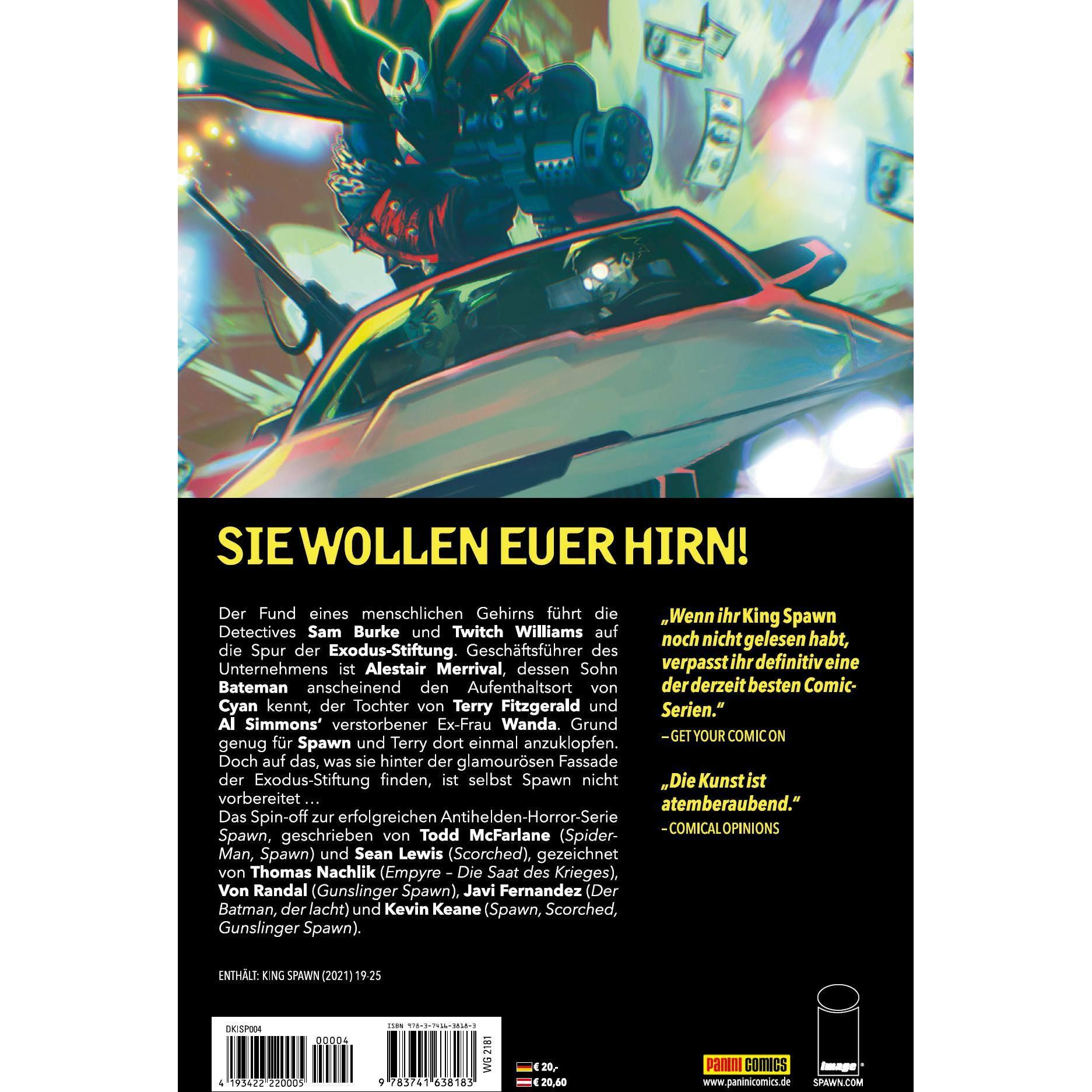 Thumbnail - King Spawn, Belletristik von Sean Lewis, Javi Fernandez, Thomas Nachlik, Claudia Fliege, Todd McFarlane