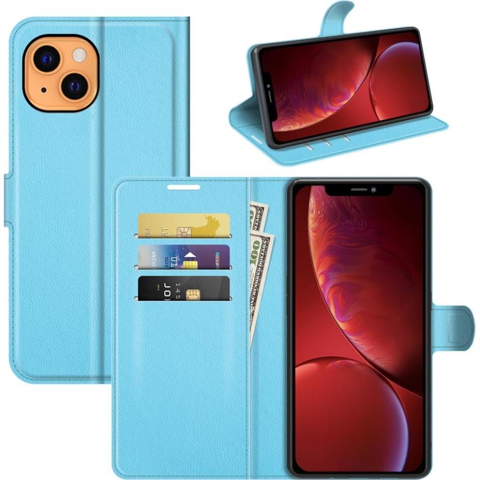 Screenguard Apple iPhone 13 Leather Guard Lederhülle (Apple iPhone 13), Smartphone Hülle, Blau