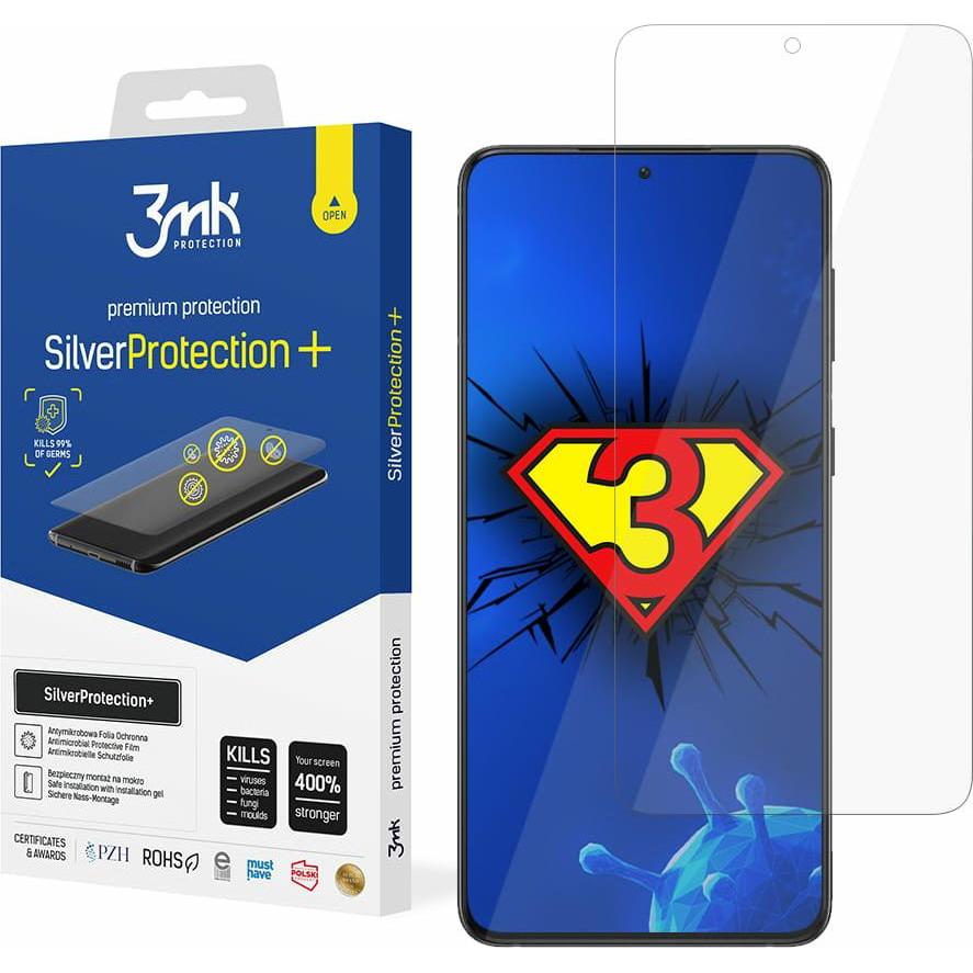 Thumbnail - 3MK SilverProtection+ Displayschutzfolie, Bildschirmschutzfolie (1 Stück, Samsung Galaxy S21), Smartphone Schutzfolie, T...