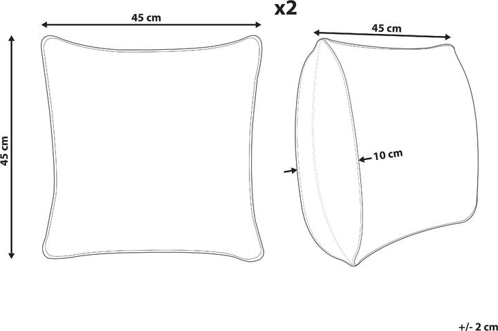 Produktbild Beliani Billbergia (45 x 45 cm)