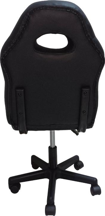 Image du produit HTI-Living Chaise de bureau réglable en hauteur et pivotant à 360° Noir-Bleu (37.50 - 47.50 cm)