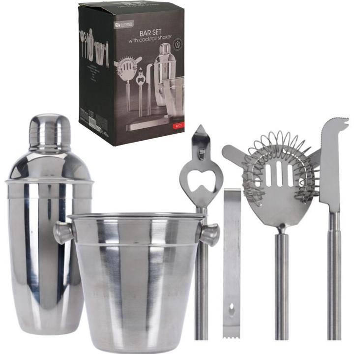 Image du produit Excellent Houseware Accessoires de bar & shaker à cocktail, 6 pcs. (Set de cocktail)