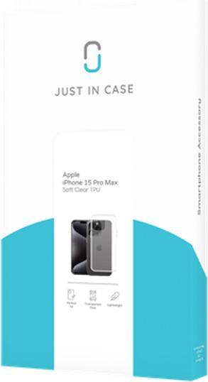 Produktbild Just in Case TPU Back Cover Durchsichtig Apple iPhone 15 Pro Max (Apple iPhone 15 Pro Max)