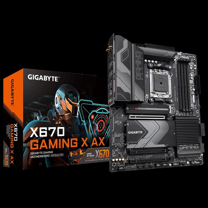 Image du produit Gigabyte X670 GAMING X AX (AM5, AMD X670, ATX)