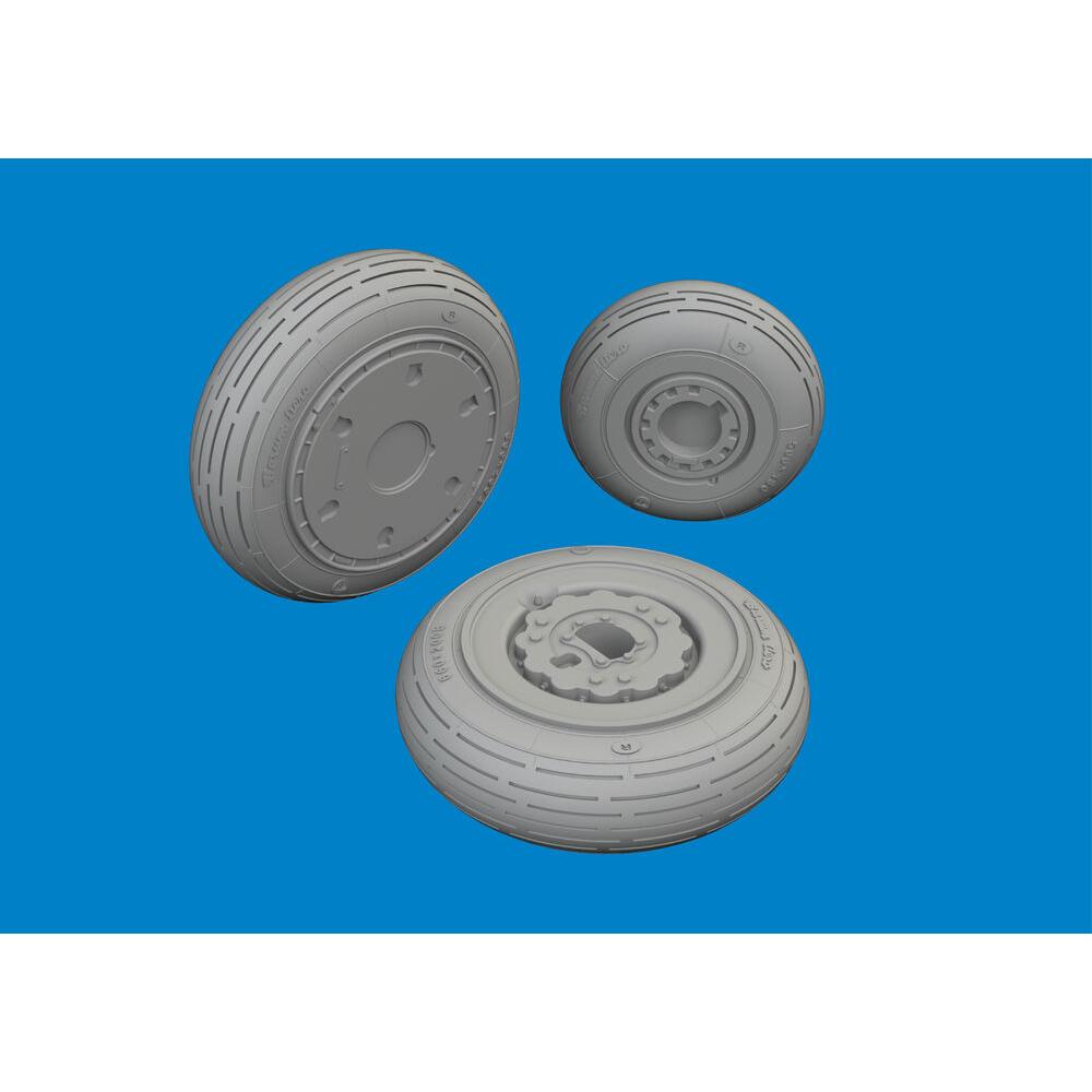 Eduard MiG-21F wheels for