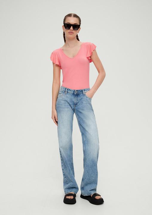 Produktbild S.Oliver T-Shirt Rippshirt aus Modalmix (L)