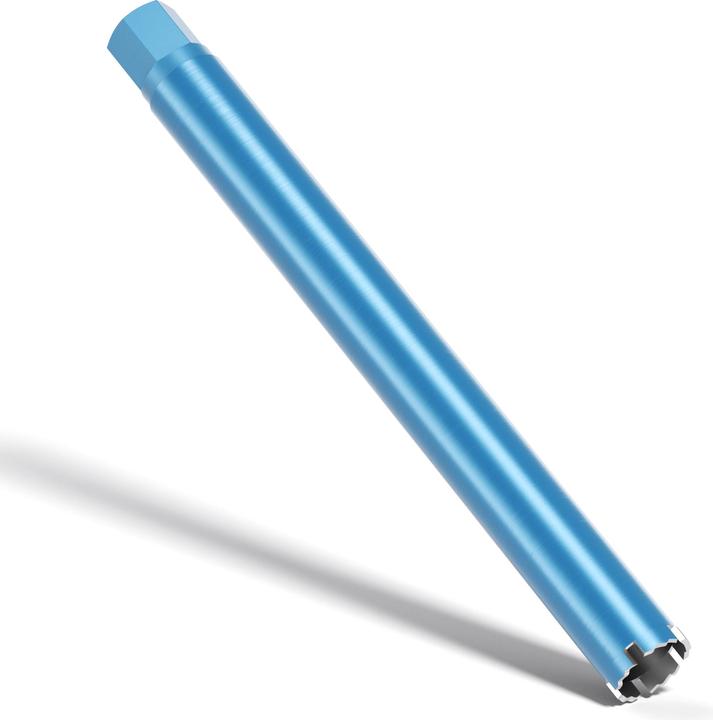 Produktbild Wiltec Diamantbohrkrone Shark Ø52mm Bohrkrone 450mm 1¼ UNC Diamantbohrer Beton (52 mm)