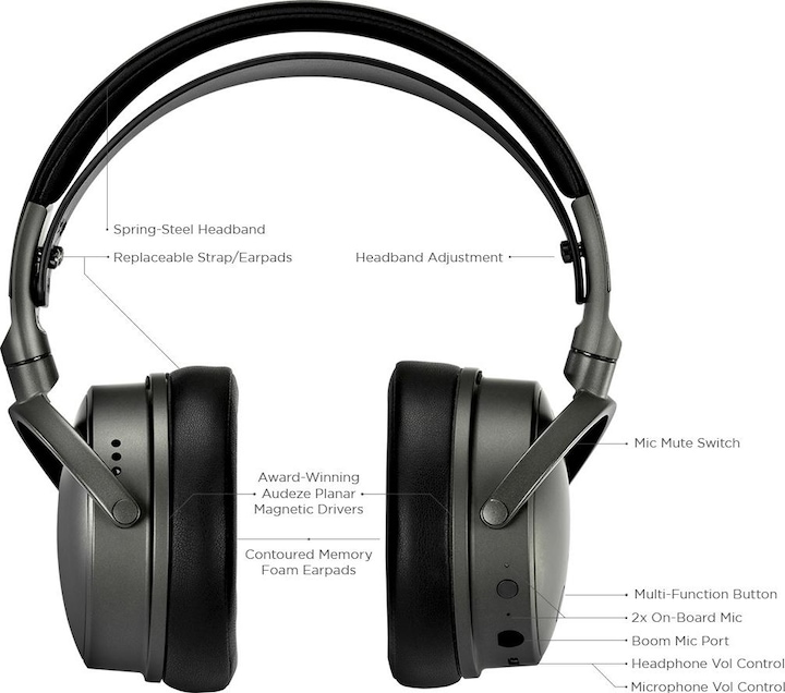 Produktbild Audeze Maxwell XB (Kabelgebunden, Kabellos)