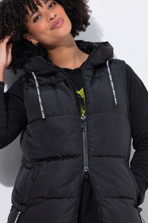 Produktbild Angel of Style Long-Steppweste, A-Linie, Kapuze (50)