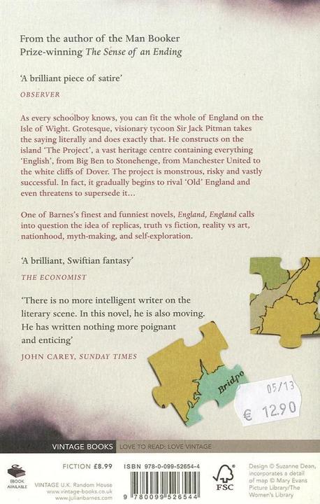 Produktbild England, England (Englisch, Julian Barnes, 2008)