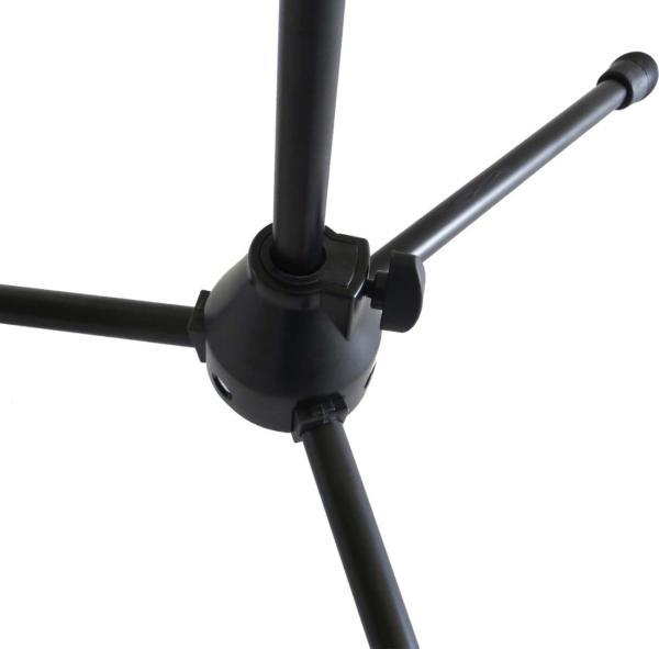 Actual product image keepdrum Microphone Stand with Boom with Plectrum Holder for Stands