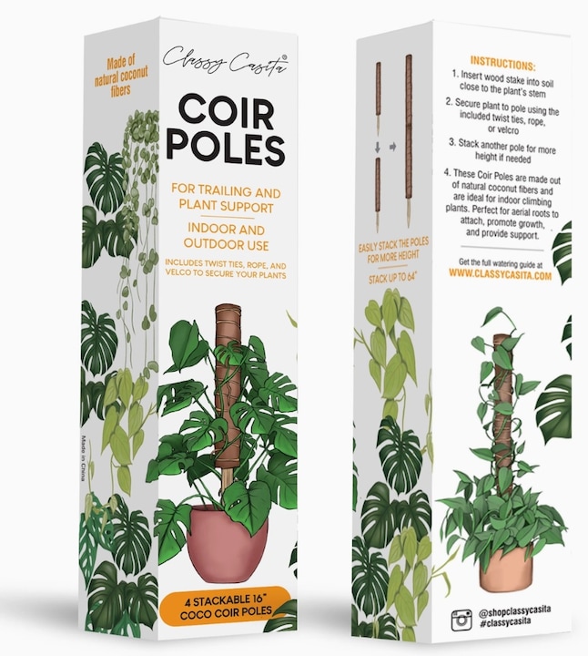 Immagine prodotto Classy Casita Ausili per l'arrampicata con le canne di cocco (160 cm)