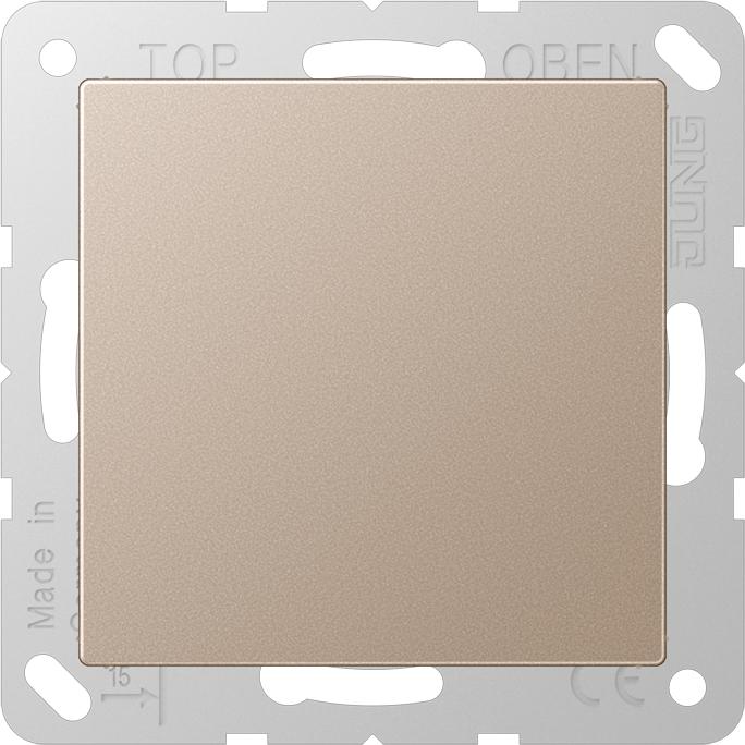 JUNG Einsatz Blindabd A bg glz Klemmbef ohne A594-0CH