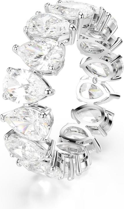 Produktbild Swarovski Matrix Vittore Ring Tropfenschliff Weiss Silber (60)