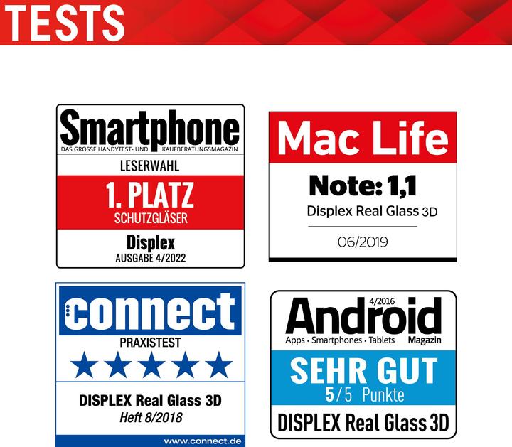Produktbild Displex Real Glass, Full Cover Panzerglas (1 Stück, Xiaomi 12S Ultra, Xiaomi 13 Ultra)