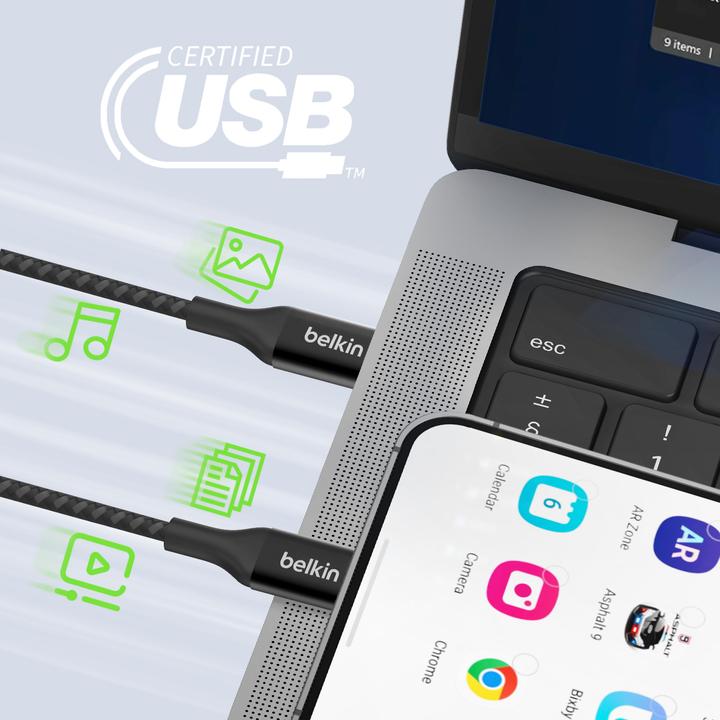 Produktbild Belkin CAB015bt1M (1 m, USB 2.0, 48 W)