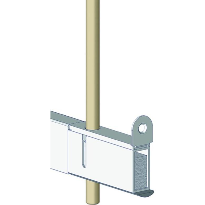 Cardatec, Baubeschläge + Holzverbinder, Treibriegelstangen D1 (1 Stk.)