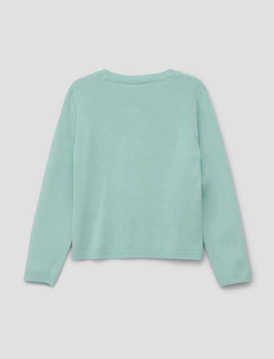 Produktbild s.Oliver Strickjacke Strickcardigan mit Rippbündchen (92)