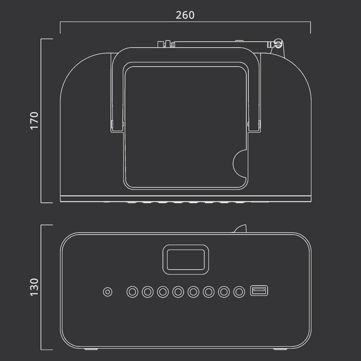 Image du produit Muse CD-Radio für Kinder mit Mikrofon