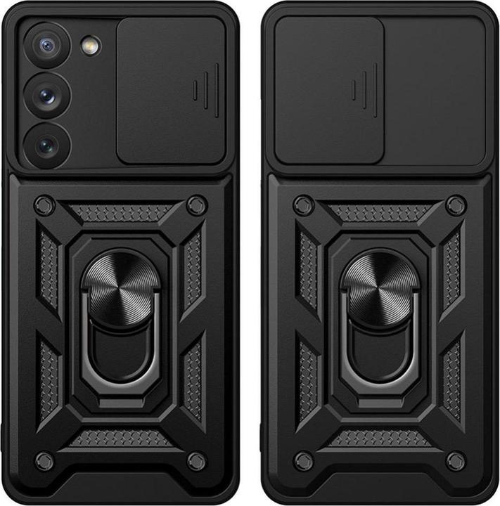 Produktbild Hurtel Hybrid Armor Camshield Hülle für Samsung Galaxy S23+ Panzerhülle mit Kameraabdeckung Pink (Samsung Galaxy S23+)