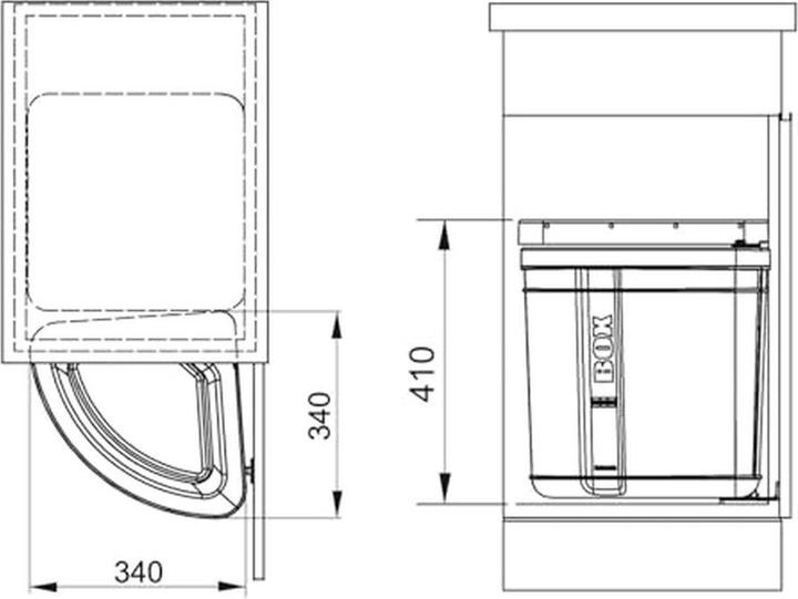 Actual product image Franke Sweeping system -Sorter Pivot (30 l)