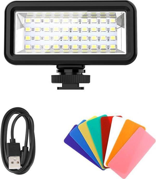 Immagine prodotto Puluz Luce subacquea impermeabile a LED 40m (nero) (Illuminazione con il drone)