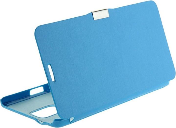 Produktbild König Design Handyhülle Tasche für Samsung Galaxy Note 4 SM N910 Hellblau gebürstet (Samsung Galaxy Note 4)