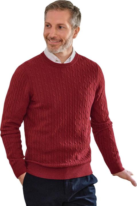 Produktbild Woolovers Kabelstrick Kaschmir Merino Rundhalsausschnitt Pullover (S)