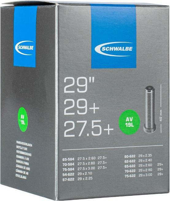 Actual product image Schwalbe AV 19L TR4 (Schrader (AV), 29", 27.5", 28", 40 mm)