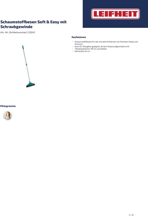 Produktbild Leifheit Soft & Easy (1 Stk.)