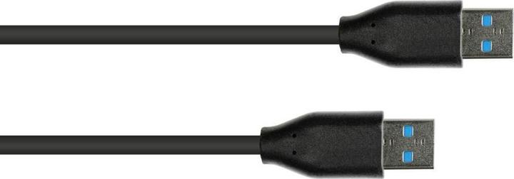 Actual product image Varia SO-38089 - Connection cable USB 3.2 Gen.2 (10GBits 3A), A to A, CU, black, 0.5m (0.50 m, USB 3.2 Gen 2)