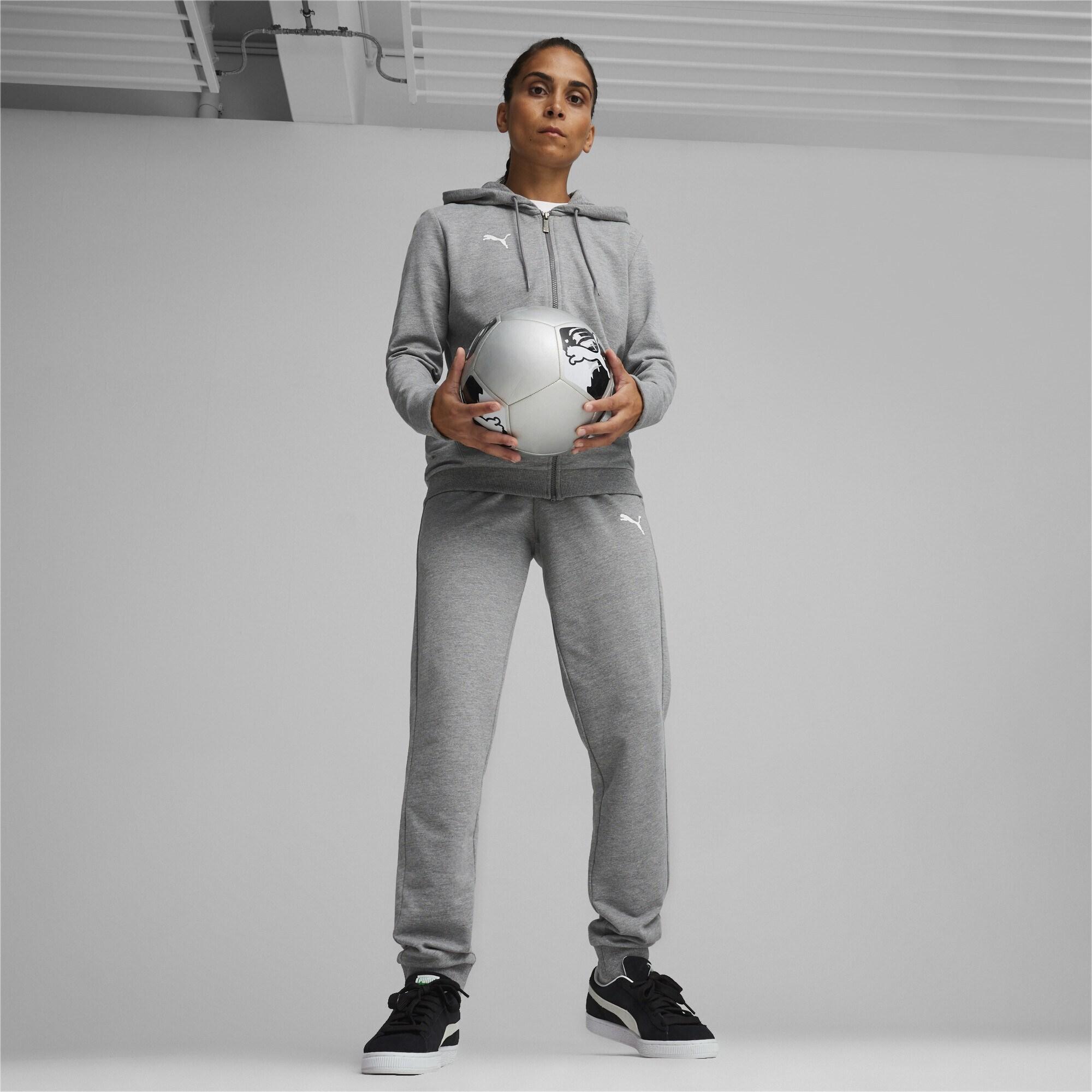 Thumbnail - Puma, Damen, Pullover, teamGOAL Casuals Hooded Jacket Wmn, Grau, (S)