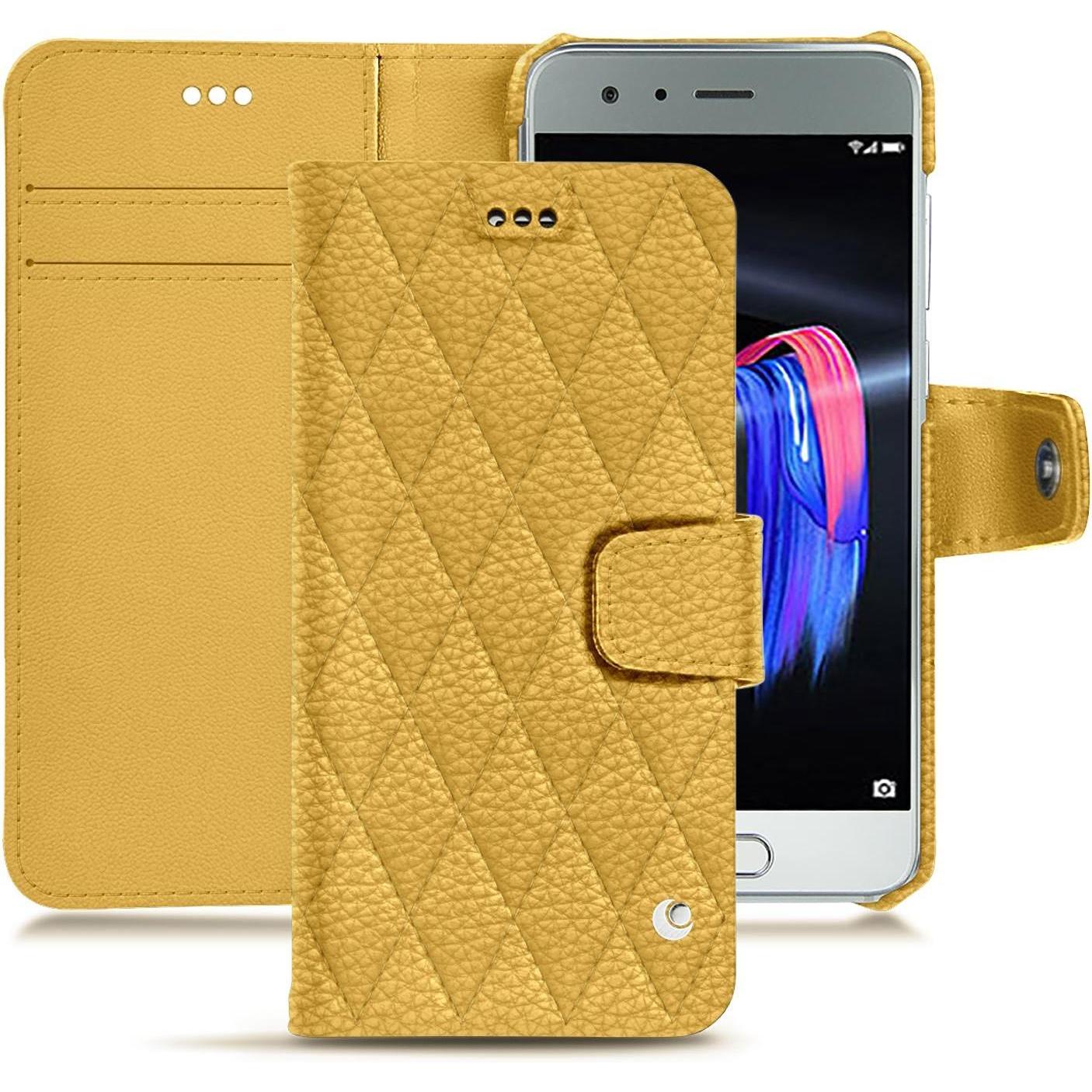 Thumbnail - Noreve Lederschutzhülle Wallet (Honor 9), Smartphone Hülle, Orange