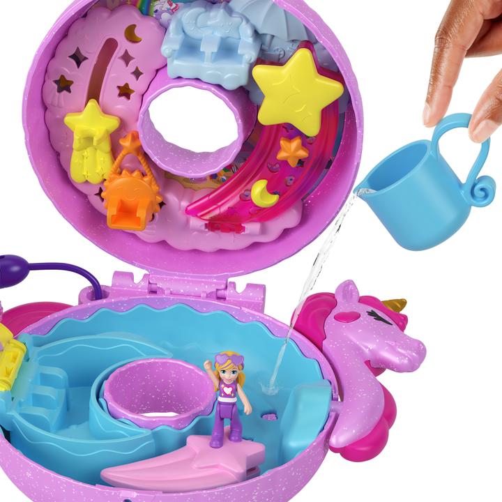 Produktbild Polly Pocket Einhorn Poolparty Schatulle