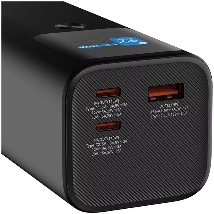 Actual product image Canyon PB-2010, allowed for air travel power bank /97. Li-poly battery, in/out:2xUSB-C PD3.1 (27000 mAh, 140 W, 99.90 Wh)