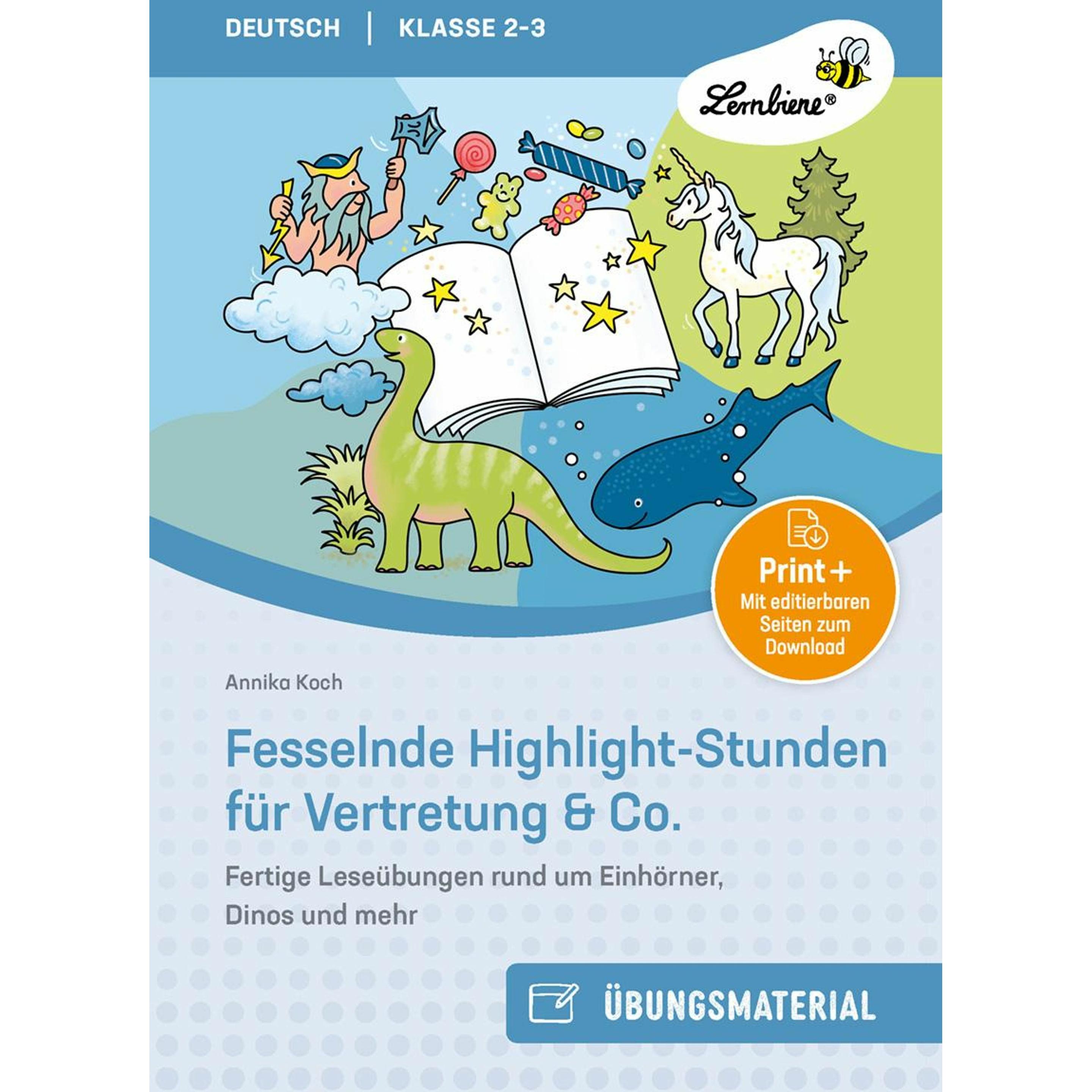Fesselnde Highlight-Stunden fr Vertretung & Co, Schulbücher von Annika Koch