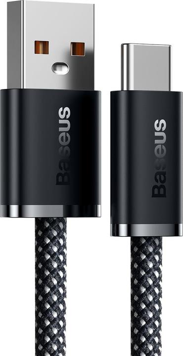 Image du produit Baseus Câble USB vers USB-C Dynamic Series, 100W, 2m (noir) (2 m, USB 2.0, 100 W)