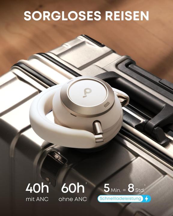 Produktbild soundcore Space One Pro (Aktive Geräuschunterdrückung, Kabelgebunden, Kabellos)