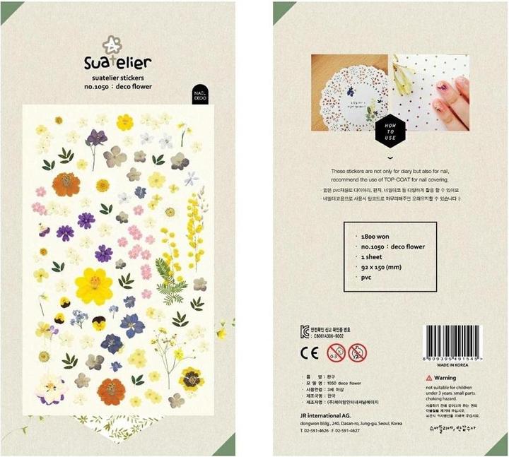 Produktbild Djeco Deko-Blumenaufkleber