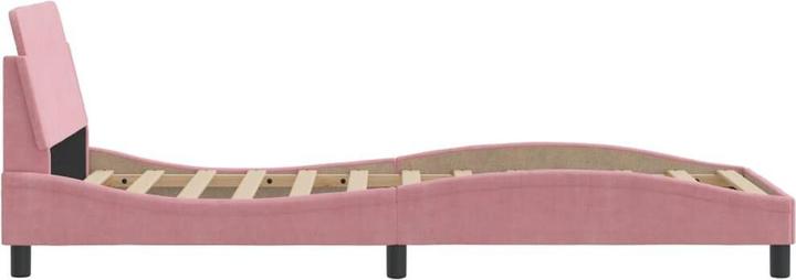 Produktbild vidaXL Bettgestell mit Kopfteil Samt (80 x 200 cm)