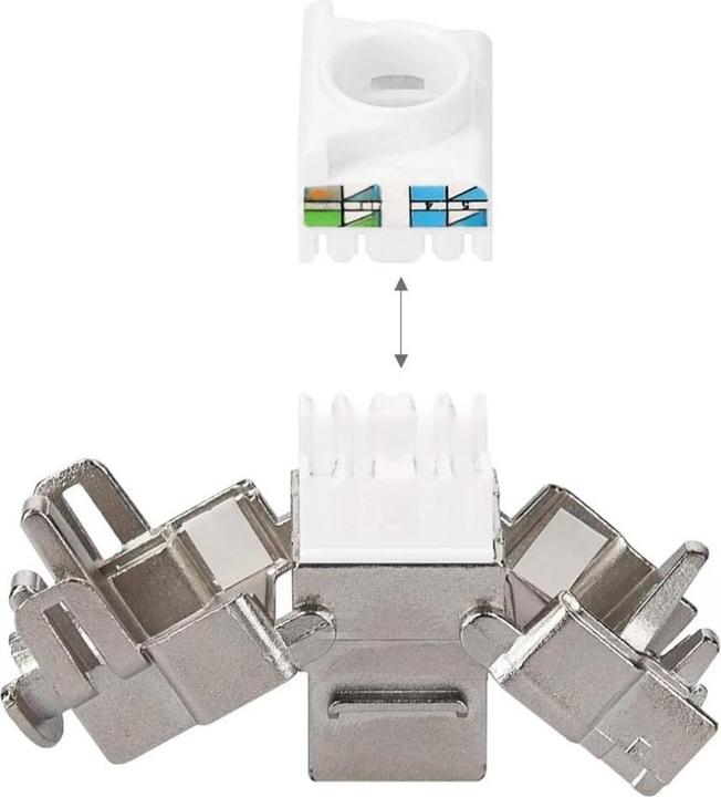 Image du produit WP Rack & Cabling Wp Europe Socket Rj45s Cat.8 180 (Module Keystone)