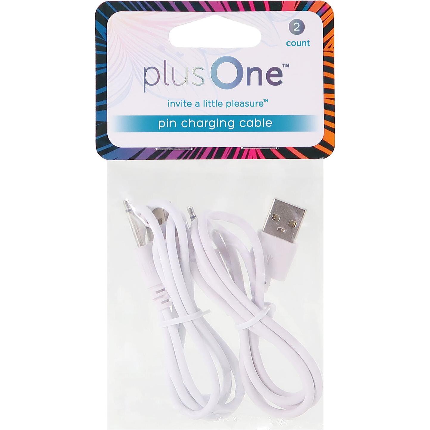 Plus One PlusOne - Charging USB cable for mini vibrator PLO-6702DPK and PLO-6702LPK 2 pcs, Cavo USB