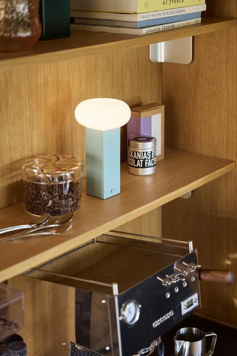 Produktbild Hübsch Low Tragbare Lampe Blau