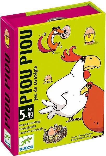 Image du produit Djeco Jeu de cartes Piou Piou (Français, Allemand, Néerlandais, Italien, Danois, Anglais)