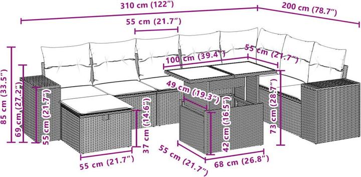 Produktbild vidaXL Elio