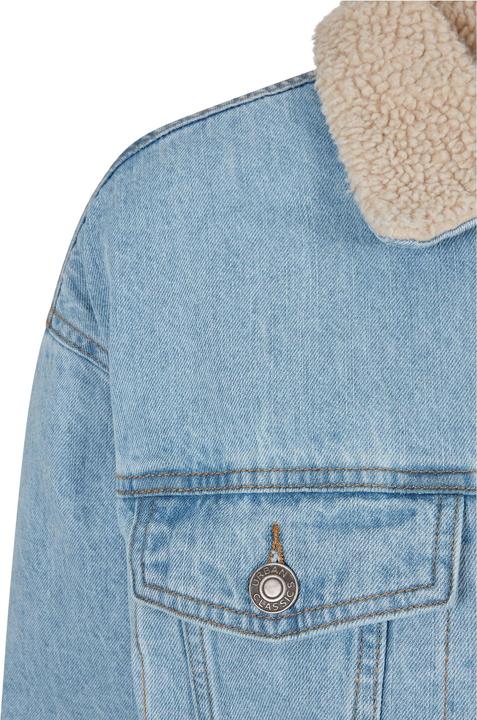 Actual product image Urban Classics Ladies Oversized Sherpa Denim Jacket - 19395 (XXL)